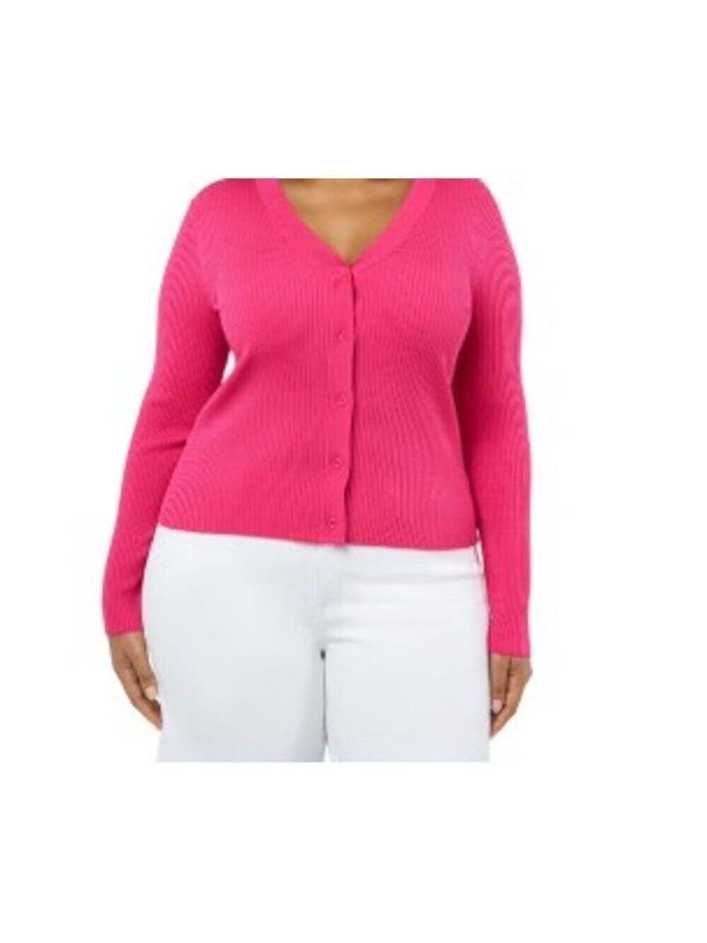 Edited by Remi Bader Women's Cardigan Pink Size L